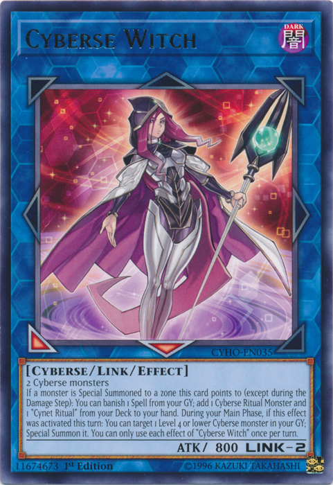 Cyberse Witch [CYHO-EN035] Rare Yu-Gi-Oh!