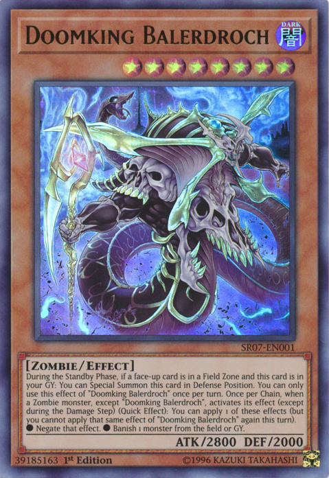 Doomking Balerdroch [SR07-EN001] Ultra Rare Yu-Gi-Oh!