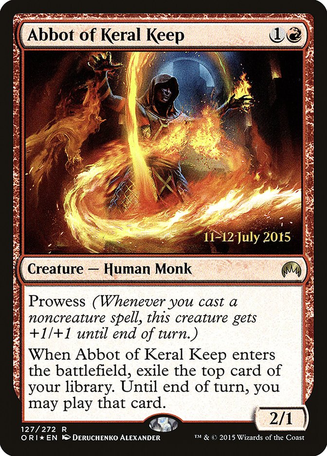 Abbot of Keral Keep [Magic Origins Prerelease Promos] Magic: The Gathering