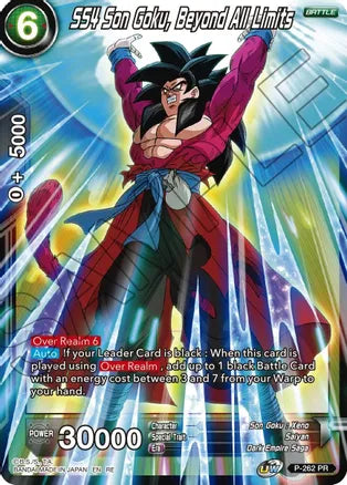 SS4 Son Goku, Beyond All Limits (P-262) [Mythic Booster] Dragon Ball Super