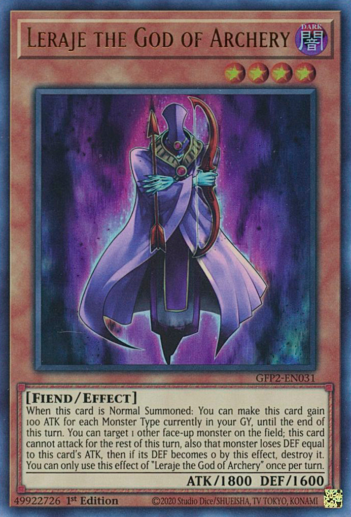 Leraje the God of Archery [GFP2-EN031] Ultra Rare Yu-Gi-Oh!