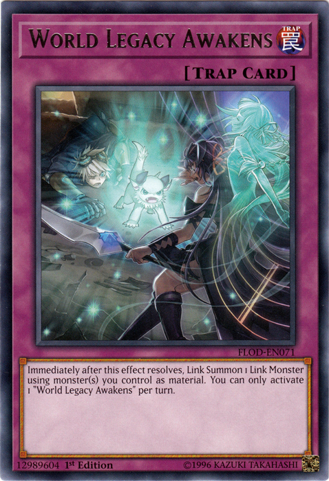 World Legacy Awakens [FLOD-EN071] Rare Yu-Gi-Oh!