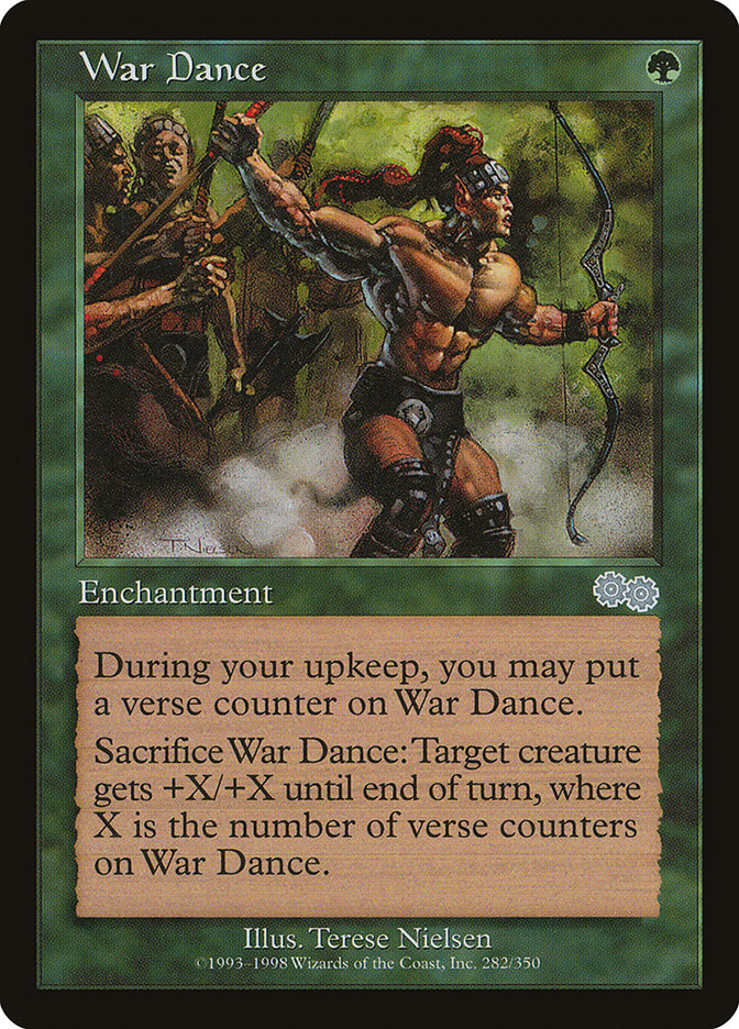 War Dance [Urza's Saga] Magic: The Gathering