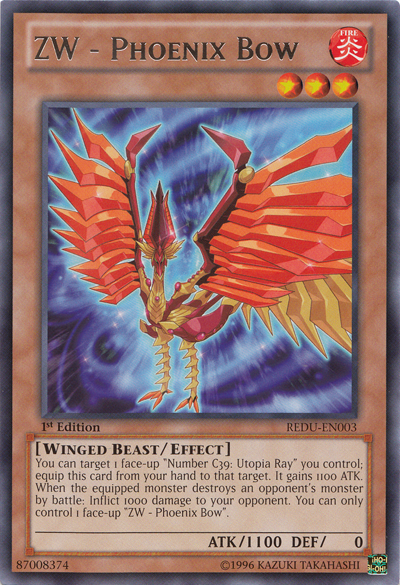 ZW - Phoenix Bow [REDU-EN003] Rare Yu-Gi-Oh!