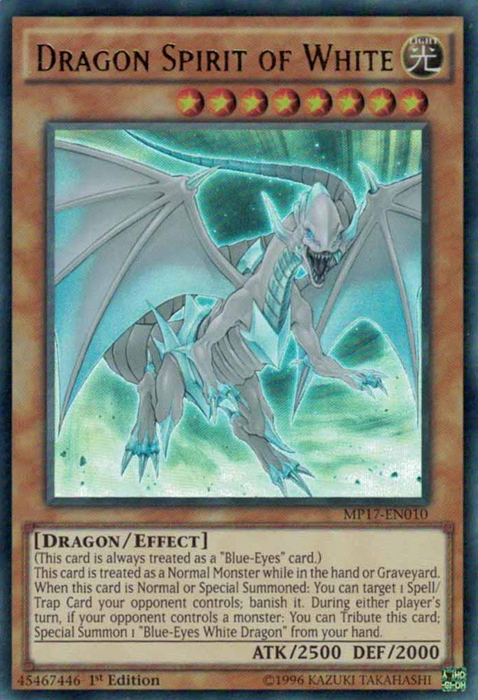 Dragon Spirit of White [MP17-EN010] Ultra Rare Yu-Gi-Oh!