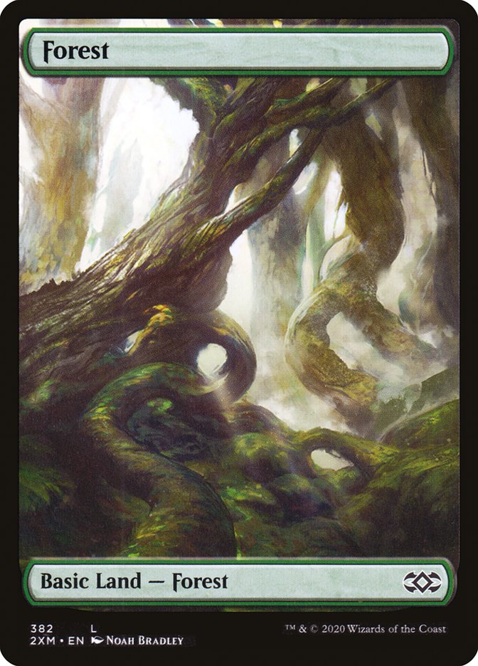 Forest (382) [Double Masters] Magic: The Gathering
