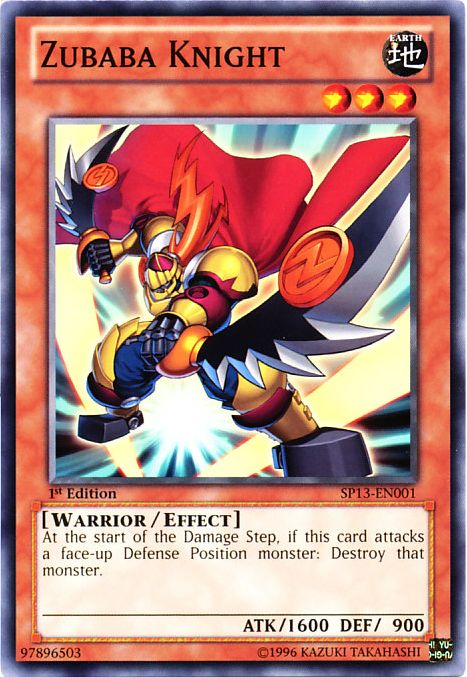 Zubaba Knight [SP13-EN001] Common Yu-Gi-Oh!