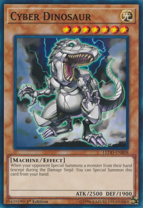 Cyber Dinosaur [LEDD-ENB08] Common Yu-Gi-Oh!