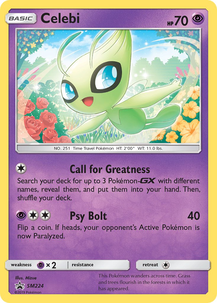 Celebi (SM224) [Sun & Moon: Black Star Promos] Pokémon