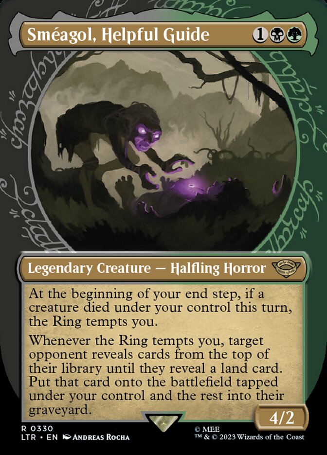 Smeagol, Helpful Guide (Showcase Ring Frame) [The Lord of the Rings: Tales of Middle-Earth] Magic: The Gathering
