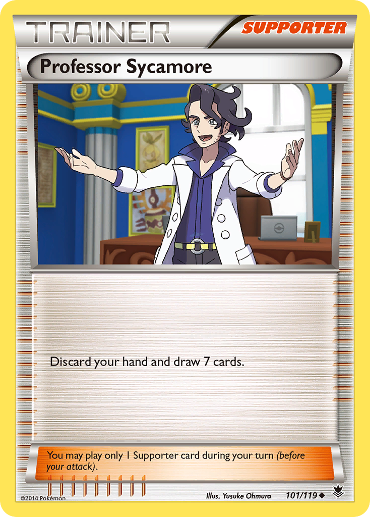 Professor Sycamore (101/119) [XY: Phantom Forces] Pokémon