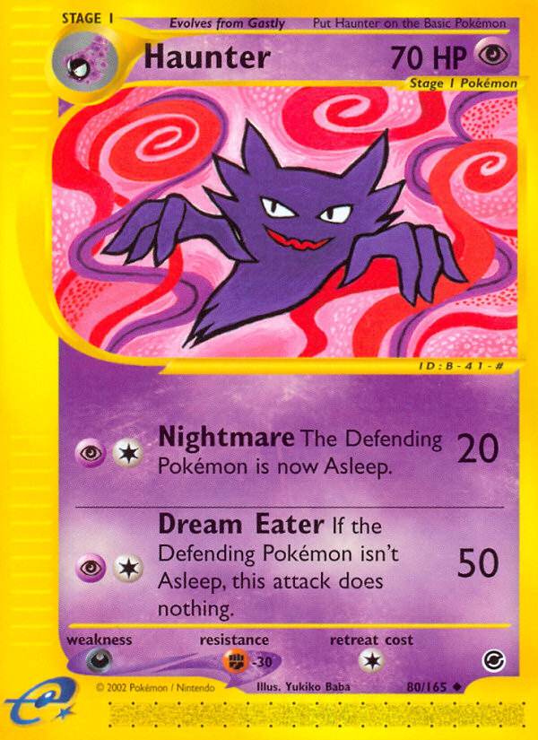 Haunter (80/165) [Expedition: Base Set] Pokémon