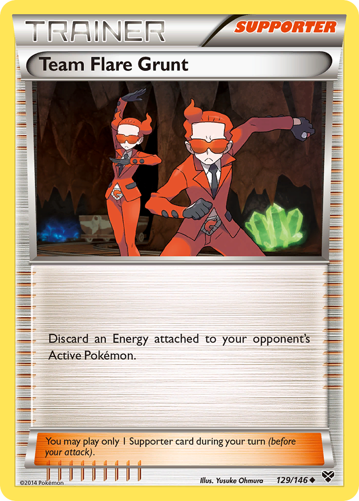 Team Flare Grunt (129/146) [XY: Base Set] Pokémon