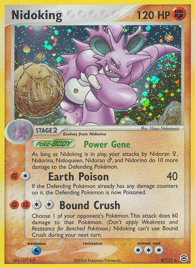 Nidoking (8/112) [EX: FireRed & LeafGreen] Pokémon