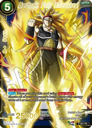 Bardock, Fully Unleashed (Gold Stamped) (P-067) [Mythic Booster] Dragon Ball Super