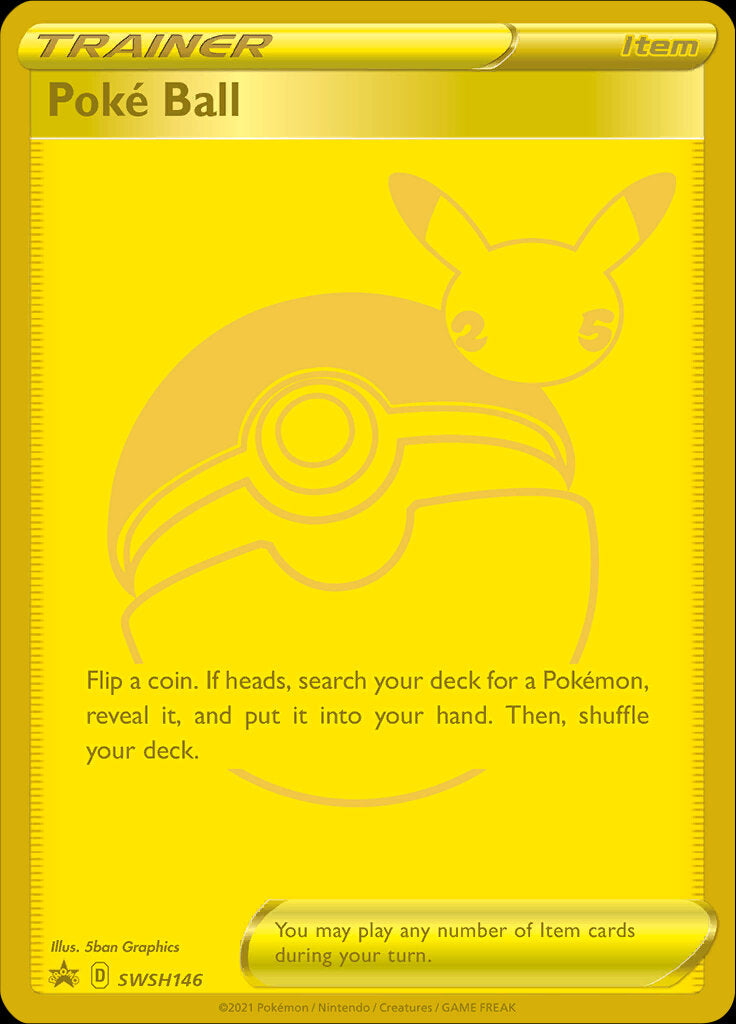 Poke Ball (SWSH146) (Celebrations) [Sword & Shield: Black Star Promos] Pokémon