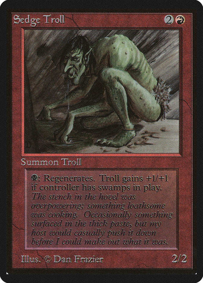 Sedge Troll [Beta Edition] Magic: The Gathering