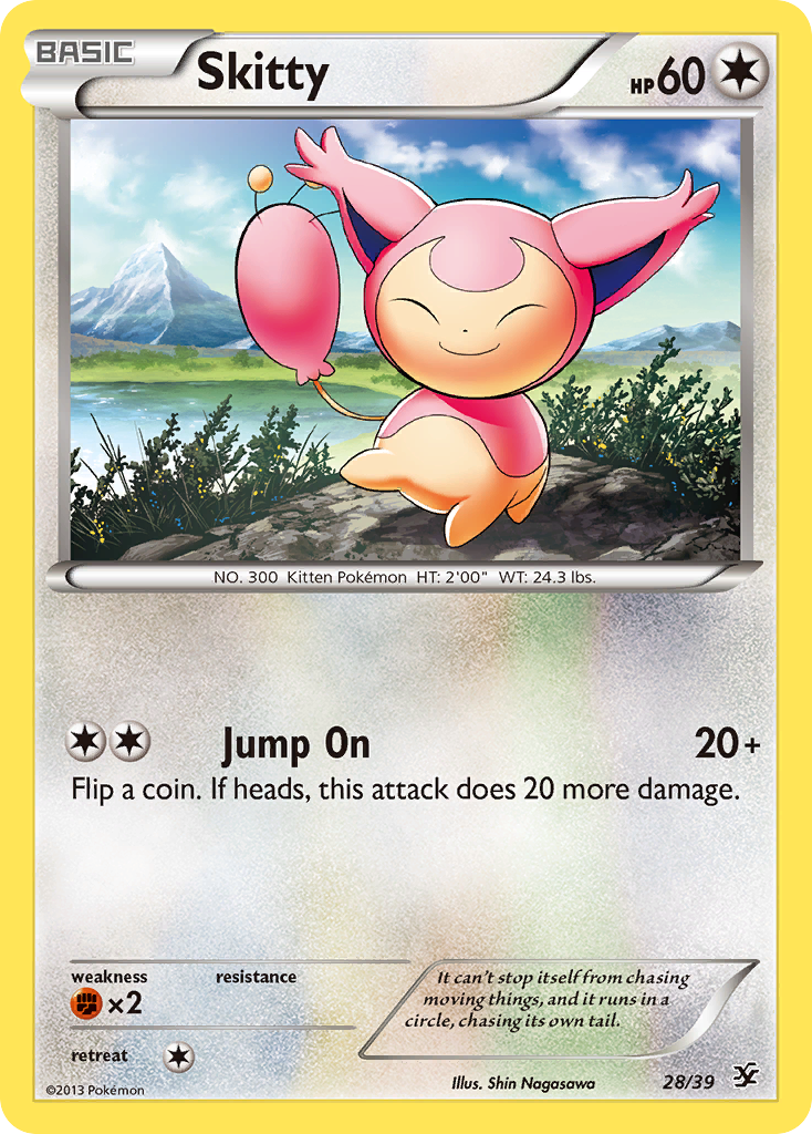 Skitty (28/39) [XY: Kalos Starter Set] Pokémon