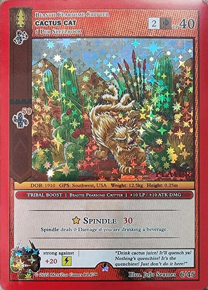 Cactus Cat [Caster's Cup Promo Cards] Metazoo