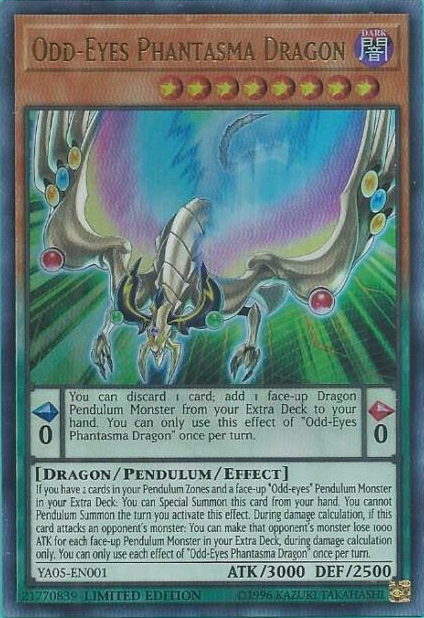 Odd-Eyes Phantasma Dragon [YA05-EN001] Ultra Rare Yu-Gi-Oh!