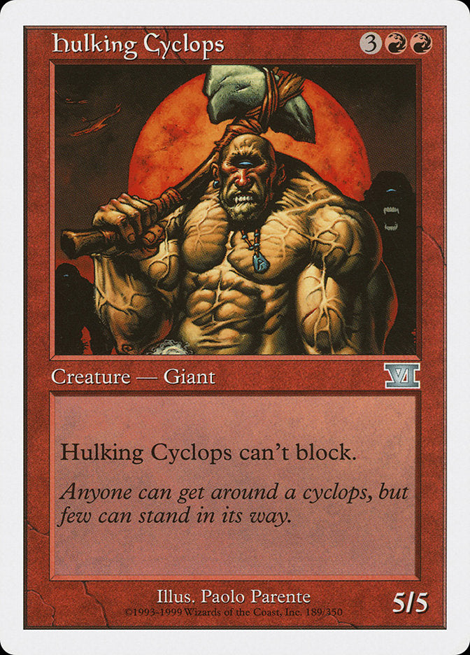 Hulking Cyclops [Classic Sixth Edition] Magic: The Gathering