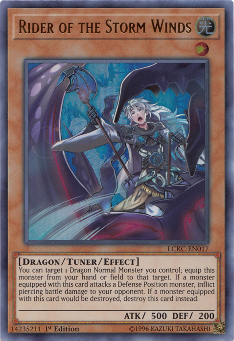 Rider of the Storm Winds [LCKC-EN017] Ultra Rare Yu-Gi-Oh!