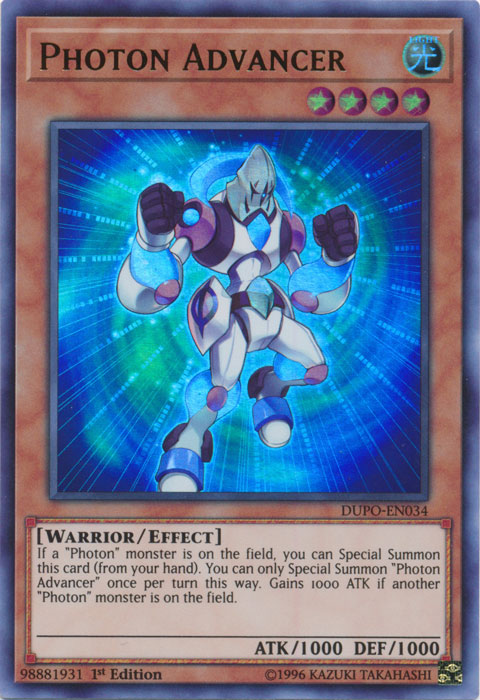 Photon Advancer [DUPO-EN034] Ultra Rare Yu-Gi-Oh!