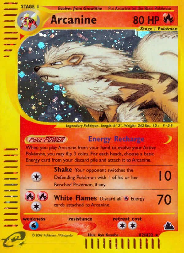 Arcanine (H2/H32) [Skyridge] Pokémon