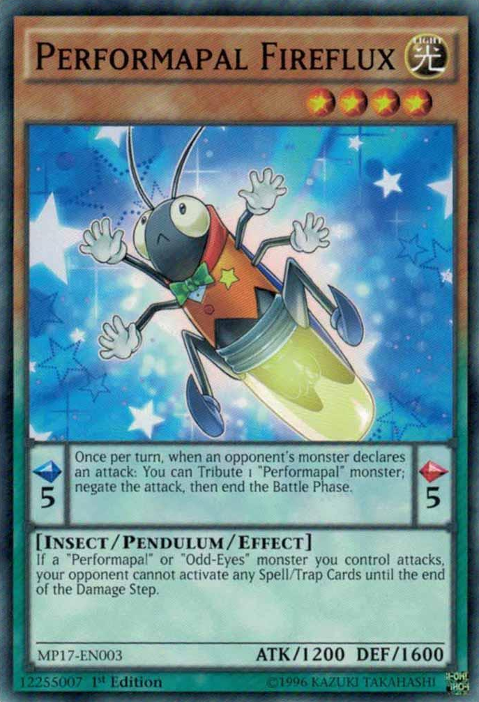 Performapal Fireflux [MP17-EN003] Common Yu-Gi-Oh!