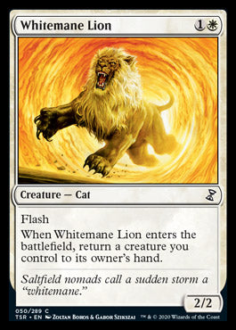 Whitemane Lion [Time Spiral Remastered] Magic: The Gathering
