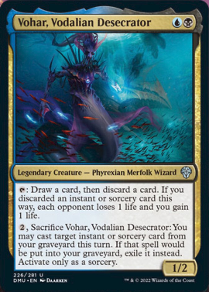 Vohar, Vodalian Desecrator [Dominaria United] Magic: The Gathering
