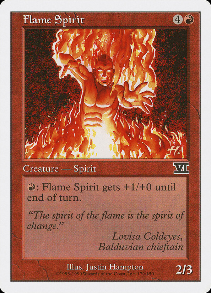 Flame Spirit [Classic Sixth Edition] Magic: The Gathering