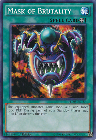 Mask of Brutality [BP03-EN137] Common Yu-Gi-Oh!