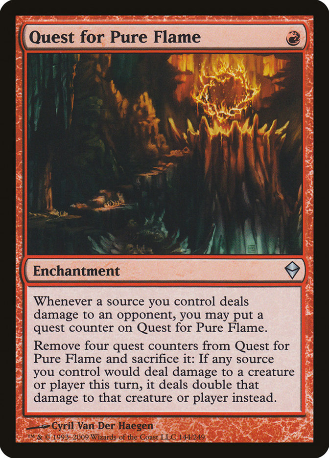 Quest for Pure Flame [Zendikar] Magic: The Gathering
