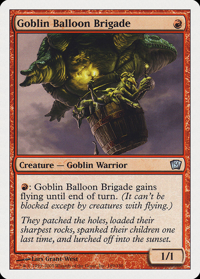 Goblin Balloon Brigade [Ninth Edition] Magic: The Gathering