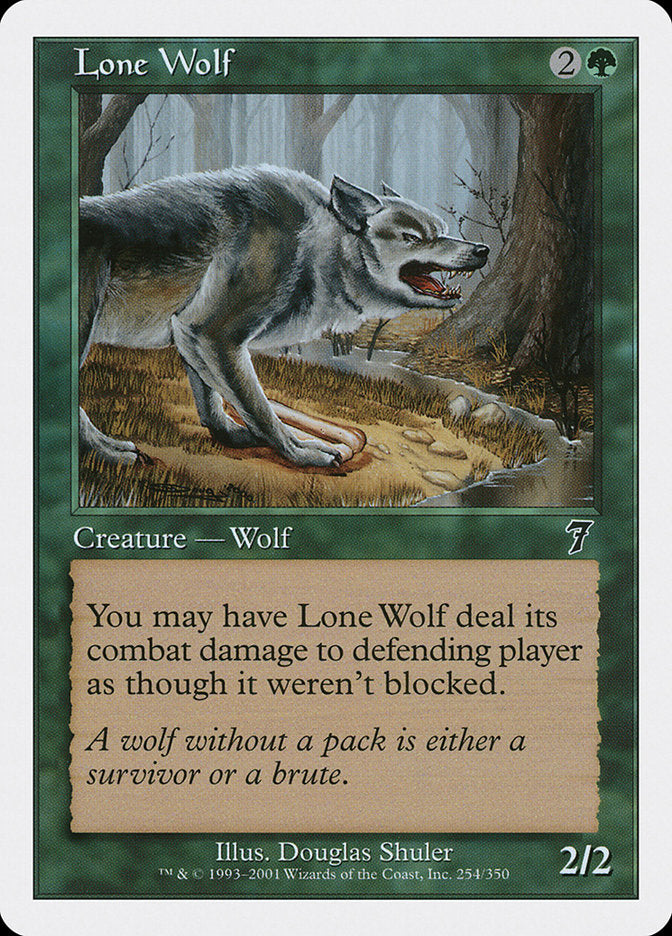 Lone Wolf [Seventh Edition] Magic: The Gathering