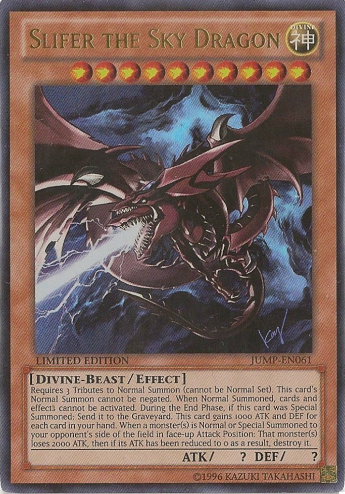 Slifer the Sky Dragon [JUMP-EN061] Ultra Rare Yu-Gi-Oh!