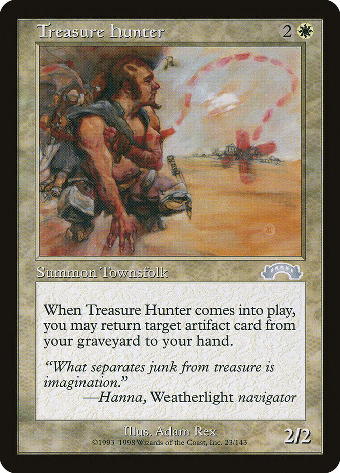 Treasure Hunter [Exodus] Magic: The Gathering