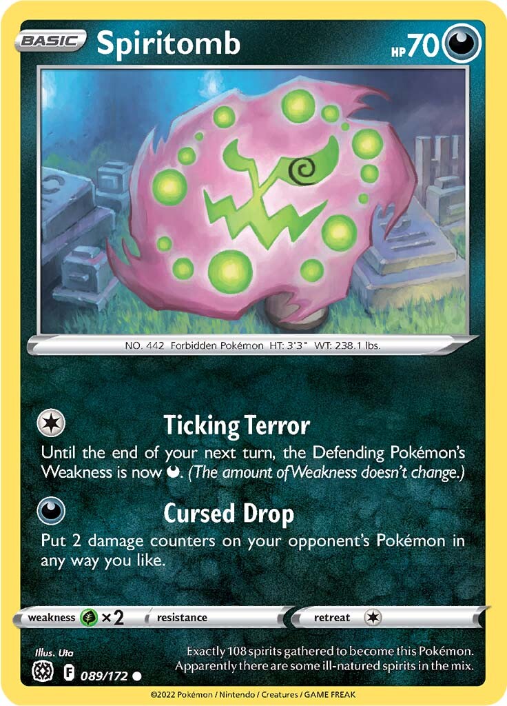 Spiritomb (089/172) [Sword & Shield: Brilliant Stars] Pokémon