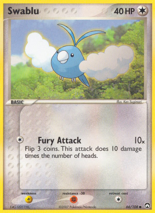 Swablu (66/108) [EX: Power Keepers] Pokémon