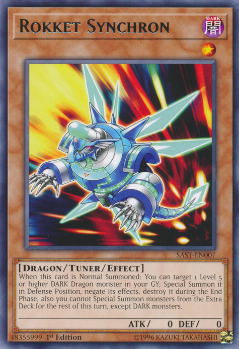 Rokket Synchron [SAST-EN007] Rare Yu-Gi-Oh!