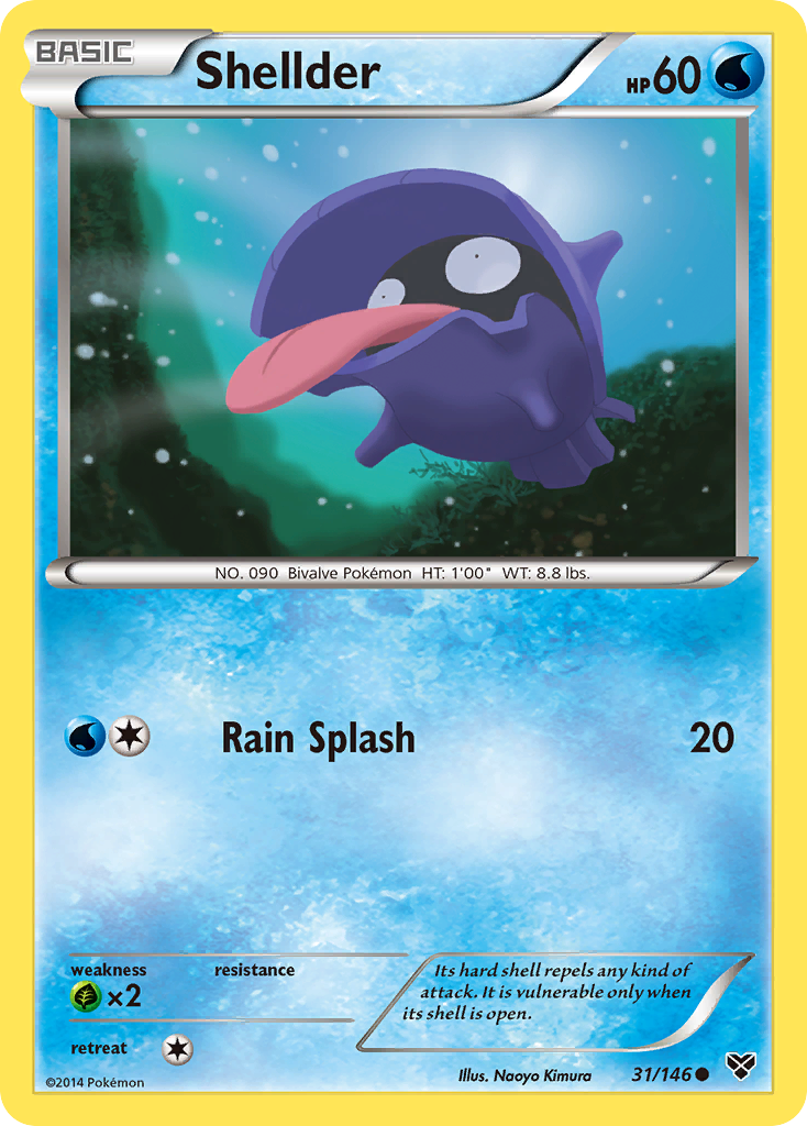 Shellder (31/146) [XY: Base Set] Pokémon