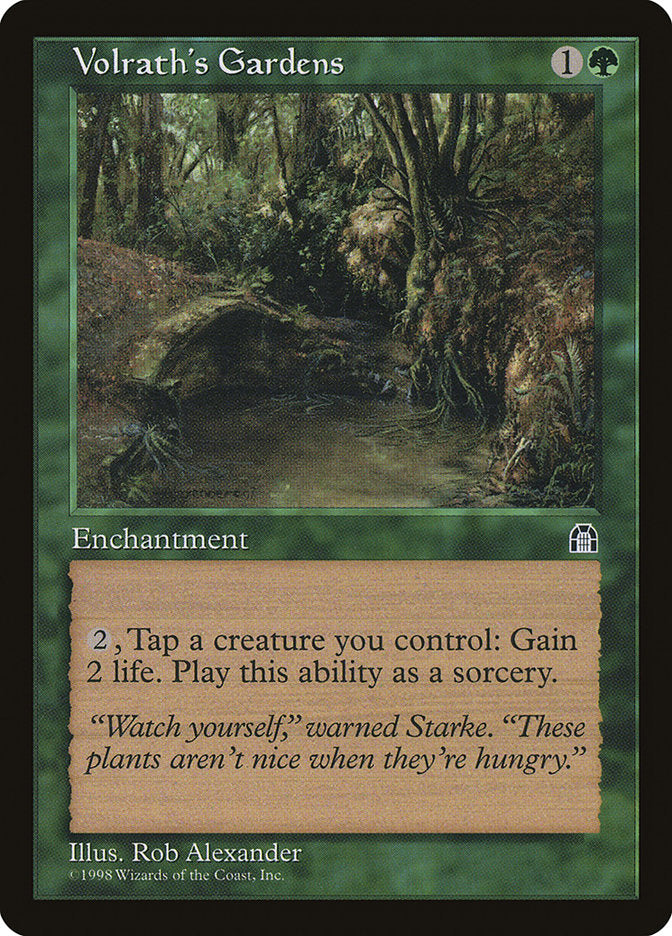 Volrath's Gardens [Stronghold] Magic: The Gathering