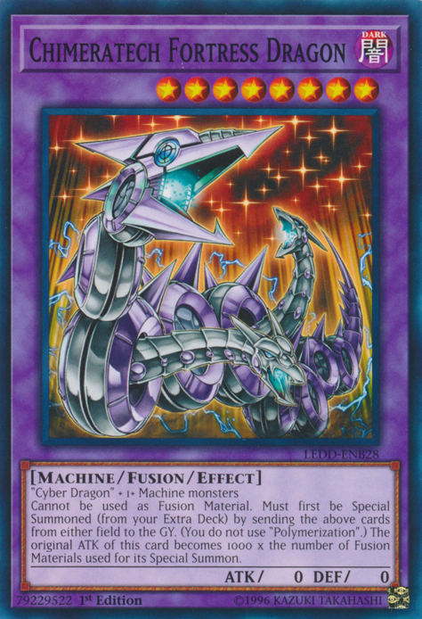 Chimeratech Fortress Dragon [LEDD-ENB28] Common Yu-Gi-Oh!