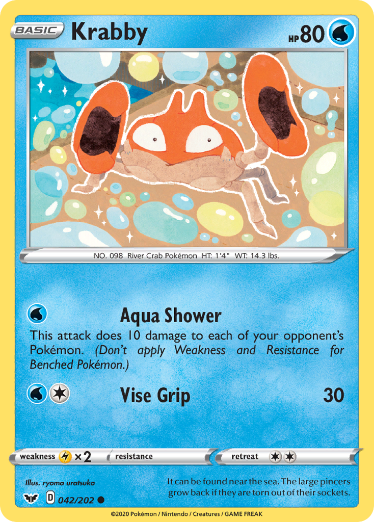 Krabby (042/202) [Sword & Shield: Base Set] Pokémon