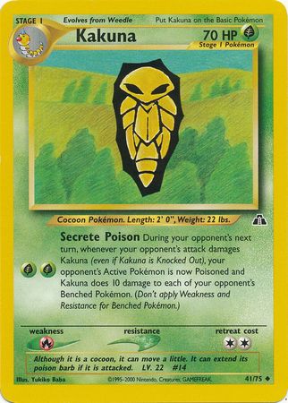 Kakuna (41/75) [Neo Discovery Unlimited] Pokémon