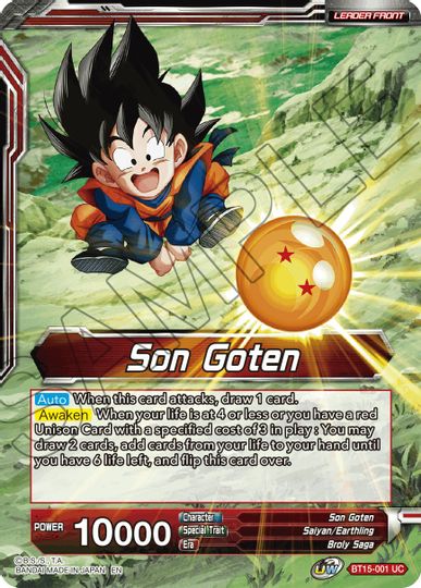 Son Goten // SS Son Goten, Kamehameha Miracle (BT15-001) [Saiyan Showdown Prerelease Promos] Dragon Ball Super