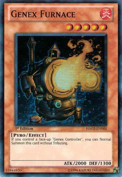 Genex Furnace [HA02-EN005] Super Rare Yu-Gi-Oh!