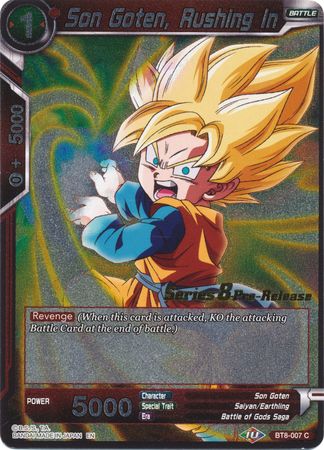 Son Goten, Rushing In (BT8-007_PR) [Malicious Machinations Prerelease Promos] Dragon Ball Super