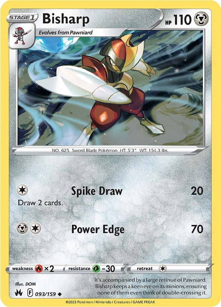 Bisharp (093/159) [Sword & Shield: Crown Zenith] Pokémon